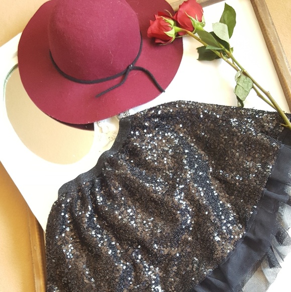 Black sequin Skirt - Picture 4 of 4